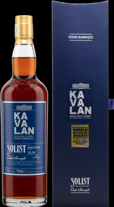 Immagine prodotto Kavalan Solista Single Malt Vinho Barrique Cask Strength (Single Malt, 1 x 70 cl)