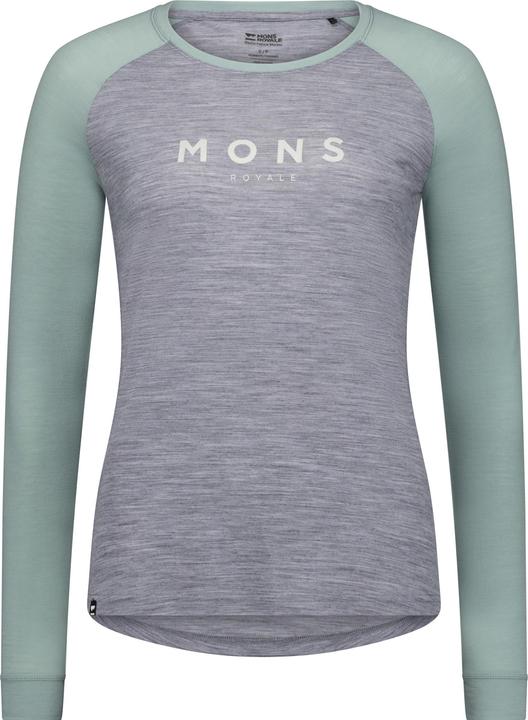 Actual product image Mons Royale Icon Merino Raglan Long Sleeve (XS)