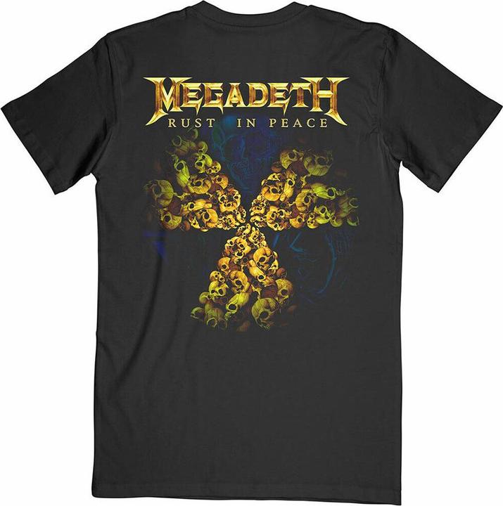 Produktbild Megadeth Erwachsene Rust In Peace 30. Jahrestag zurück drucken T-shirt (M)