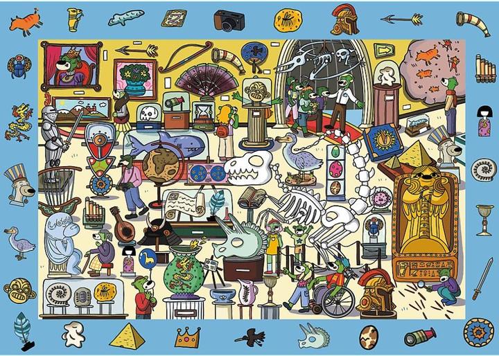 Productafbeelding Trefl Puzzel 100 - Spy Guy - Museum (100 onderdelen)