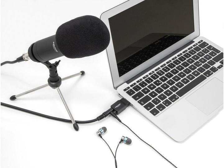 Produktbild Delock Externe USB Soundkarte mit USB-A Stecker auf 2 x 3,5 (USB)