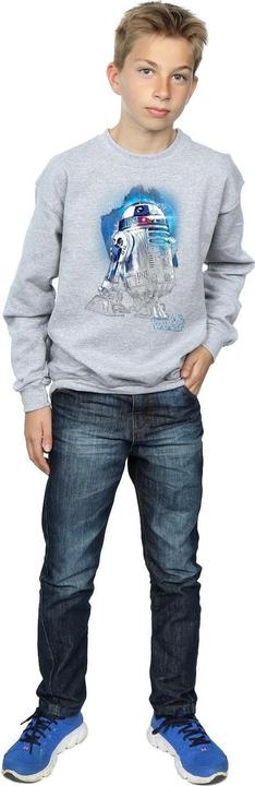 Actual product image Star Wars Boys R2-D2 Brushed Cotton Sweatshirt (140, 146)
