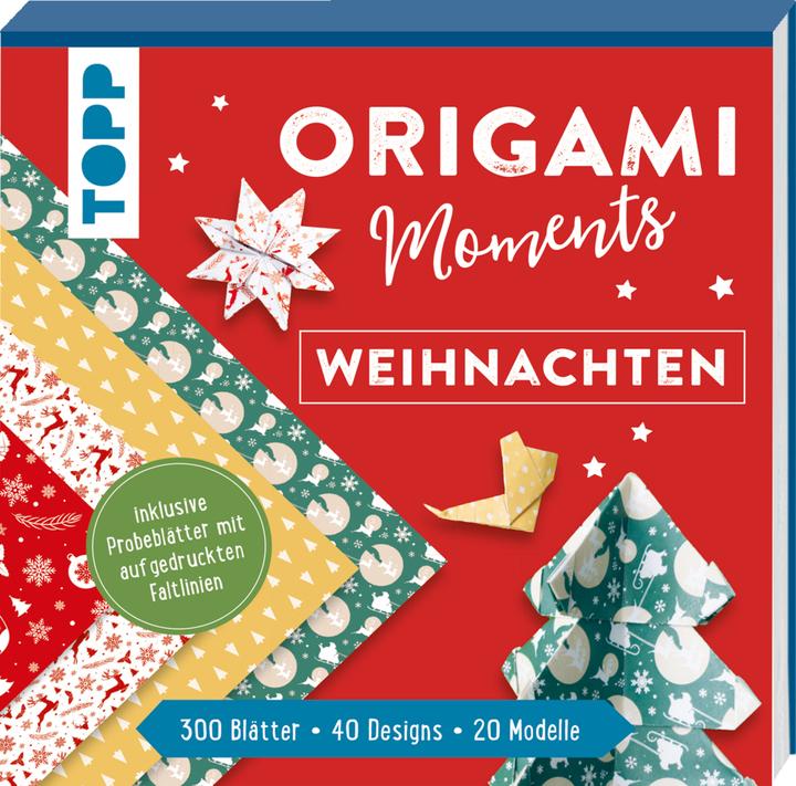 Produktbild Origami Moments - Weihnachten. Der perfekte Faltspass für Winter & Weihnachten (Deutsch, kein Autor, 2022)