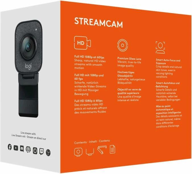 Immagine prodotto Logitech StreamCam (2 Mpx)