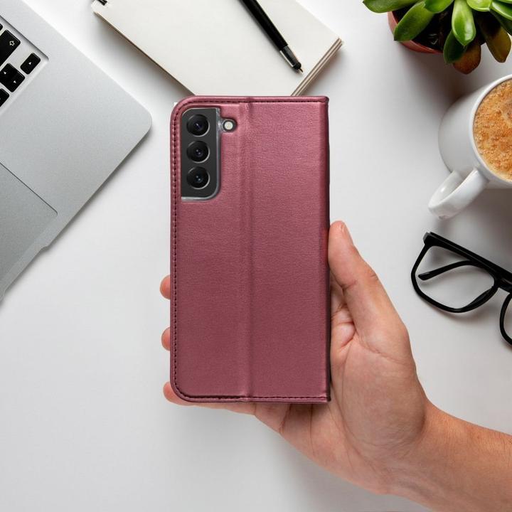 Produktbild OEM Book case SMART MAGNETO Book case for SAMSUNG A36 burgundy (Oppo A36)