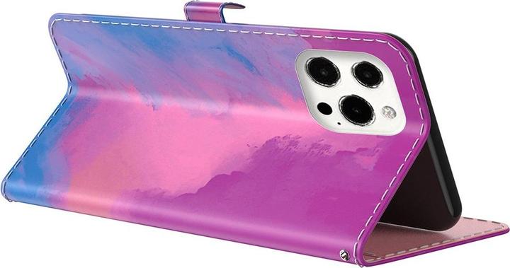 Image du produit Art iPhone 13 Pro Livre Etui avec porte-carte Pink Purple (Apple iPhone 13 Pro)