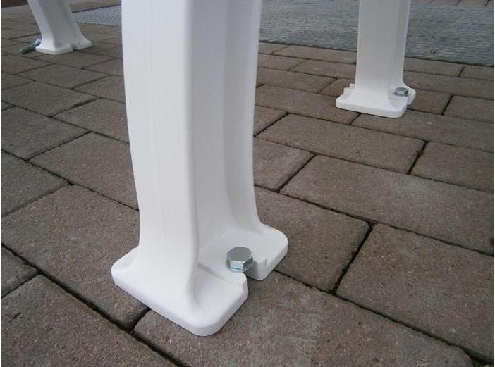 Actual product image Blome Floor anchoring, set of 2, 4 screws.
