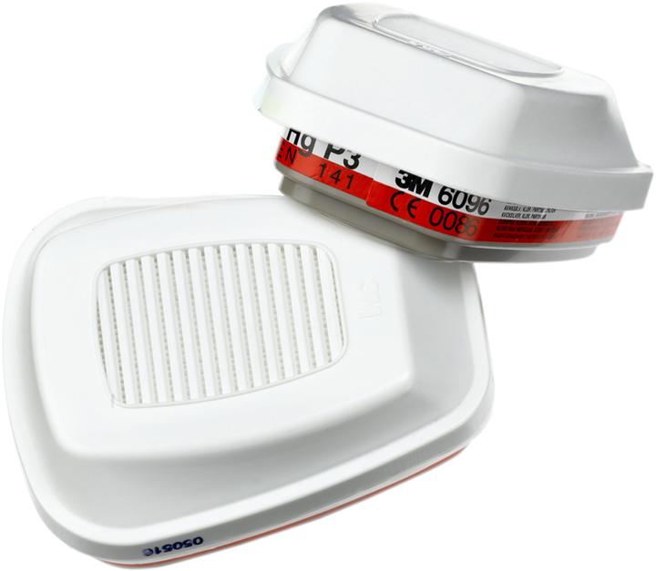 Actual product image 3M Reusable Filter 6096 A1EHgP3 R (A1E1Hg P3 R, 4 x)