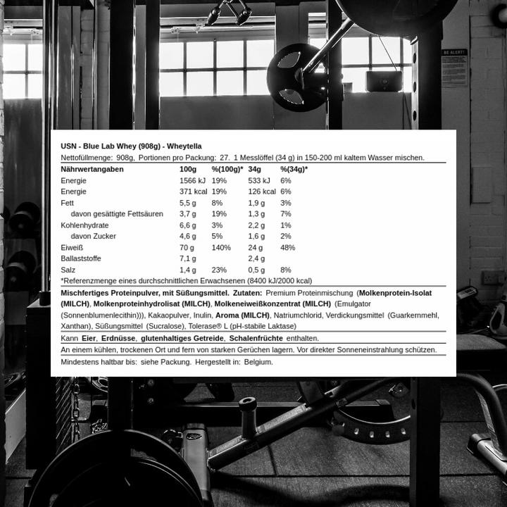 Image du produit USN Blue Lab 100% Whey Protein (Wheytella, 1 pcs, 908 g)