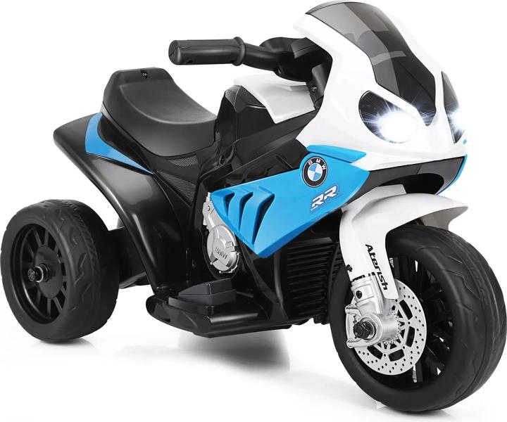 Immagine prodotto Homcom Kinder Elektro Motorrad mit Licht- und Soundeffekte BMW S1000 RR blau (6 V)