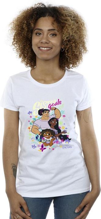 Actual product image Disney Womens/Ladies Encanto Sister Goals Cotton T-Shirt (M)