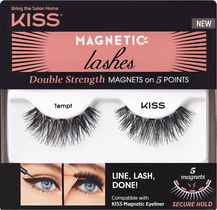Actual product image KISS My Face - Magnetic Lashes Double Strength - Magnetic Eyelashes 02 Tempt (Artificial eyelashes)