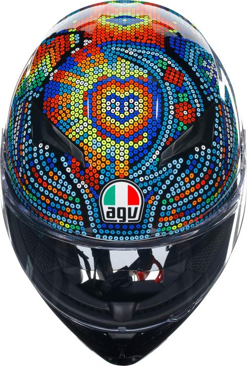 Produktbild AGV Integralhelm K-3 Top Rossi Winter Test 2018 (61 - 62 cm, XL)