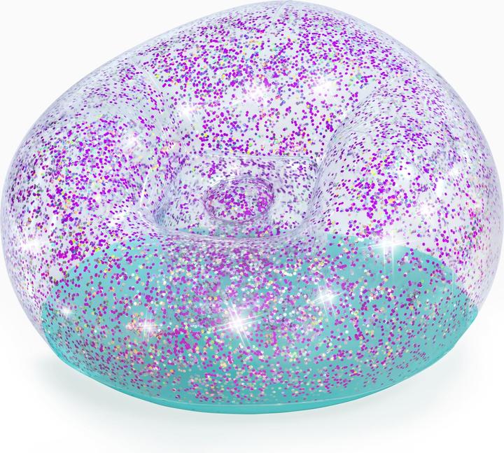 Actual product image Bestway Glitter Dream Inflate-A-Chair Kids Air Chair
