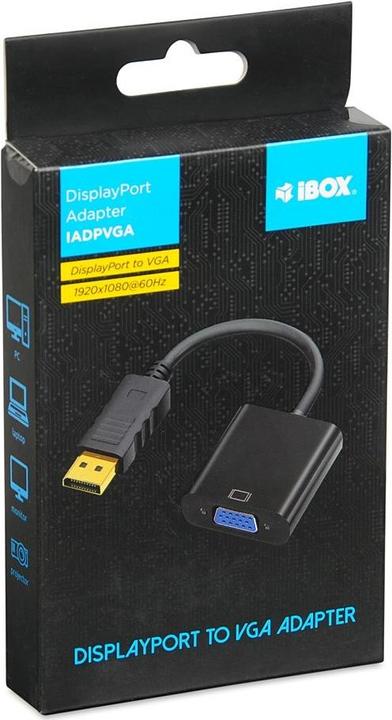 Actual product image iBox Adapter Display Port - VGA IADPVGA (VGA)