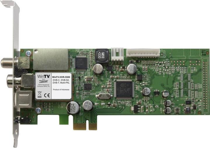 Hauppauge WinTV-HVR-5525 (PCI-E x1, analoges Fernsehsignal, DVB-C, DVB-S, DVB-S2, DVB-T)