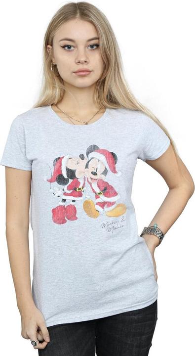 Produktbild Disney Mickey And Minnie Christmas Kiss TShirt (S)