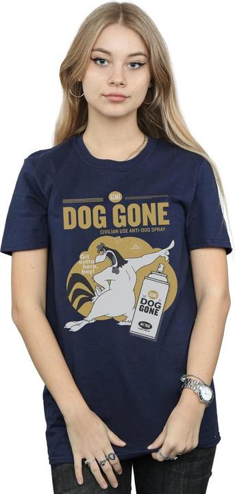 Actual product image Looney Tunes Womens/Ladies Dog Gone Foghorn Leghorn Cotton Boyfriend T-Shirt (L)