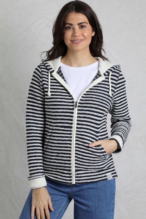 Immagine prodotto Weird Fish Fisher Felpa con Cappuccio e Zip Intera Strisce Ecologica Donna (48 D)