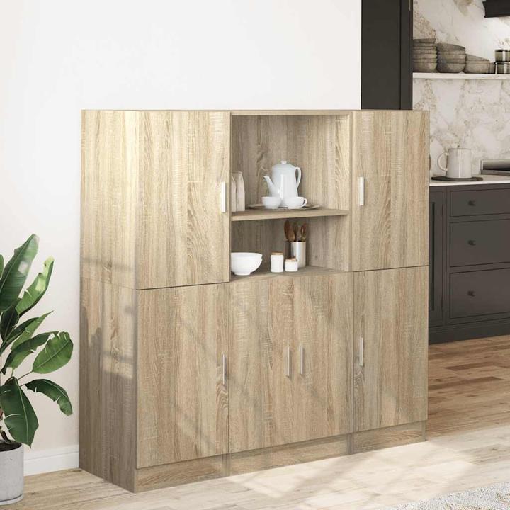 Actual product image VidaXL 3-piece kitchen cabinet set