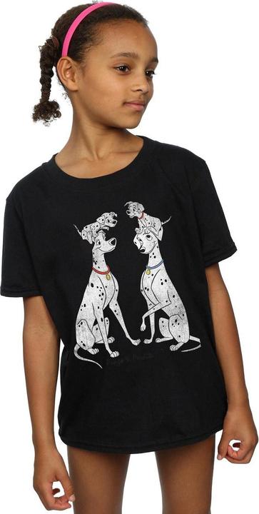 Immagine prodotto 101 Dalmatians Pongo And Perdita Maglietta Ragazze (152, 158)
