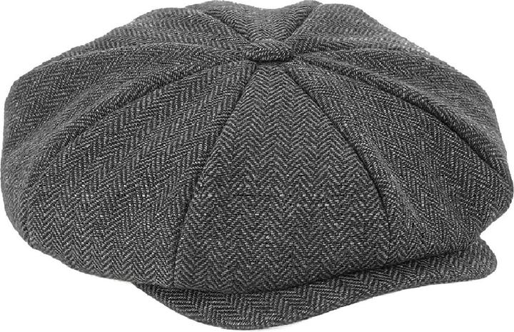 Charcoal, Herringbone pattern