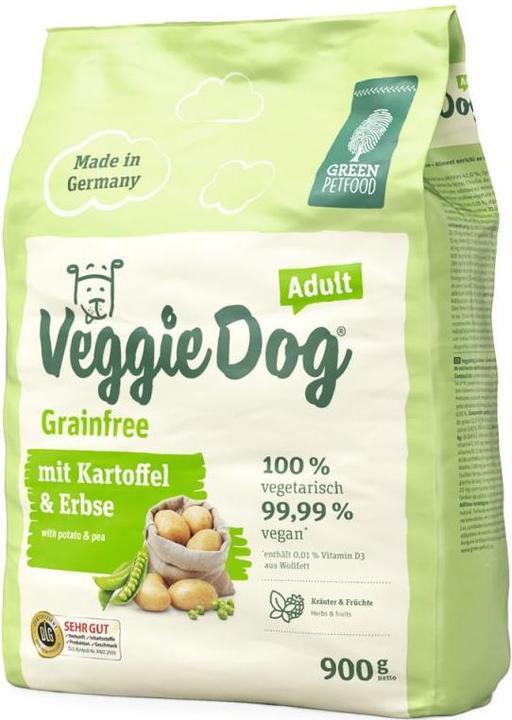 Actual product image Green Petfood Veggie Dog Grainfree Adult with potato and pea (Adult, 1 pcs., 900 g)