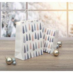 Immagine prodotto Sigel Sacchetto regalo grande 260x330x120mm Alberi di pino (Borsa da regalo)