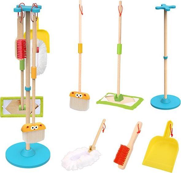 Immagine prodotto Tooky Toy Tooky Toys set di pulizia in legno per bambini 6 el.