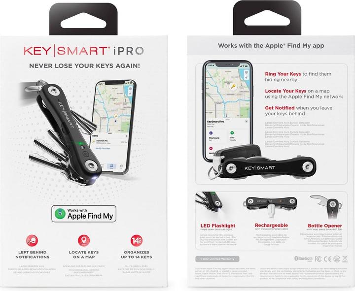 Actual product image Key Smart iPro key holder with Apple Find My