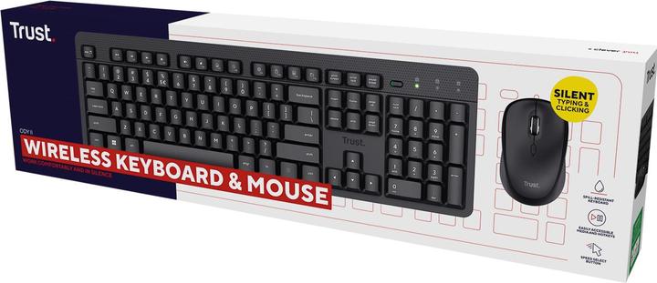 Image du produit Trust Ody Ii Wl Clavier Souris Blk D (DE, Sans fil)