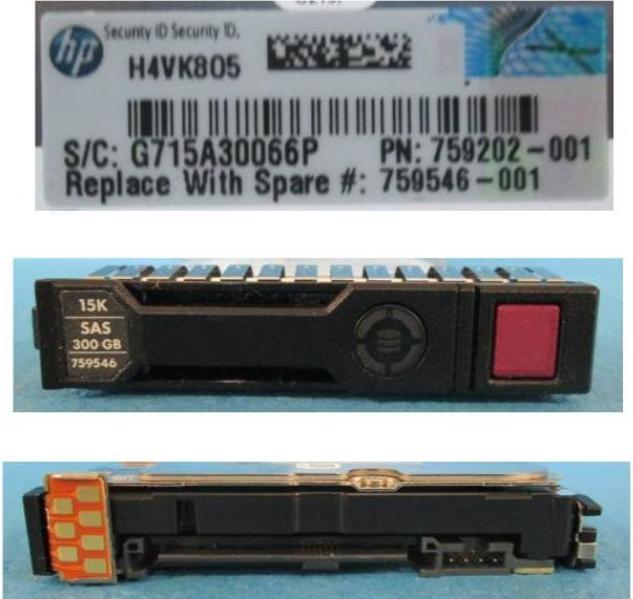 Actual product image HPE 870792-001 (0.30 TB, 2.5")