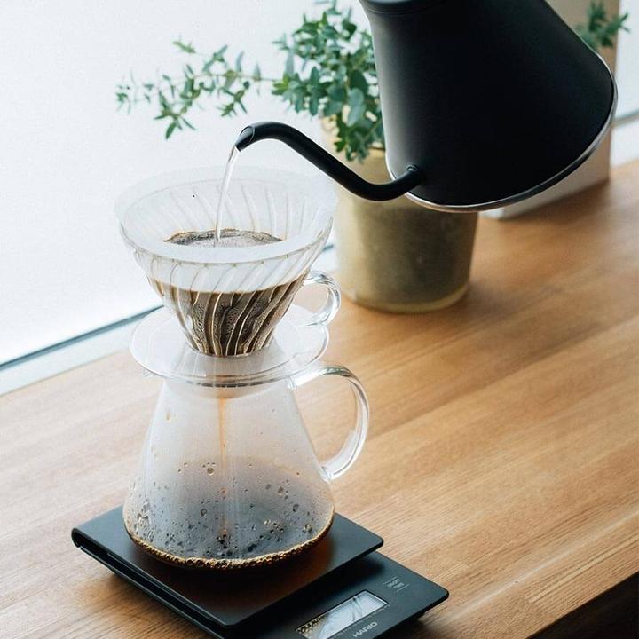 Image du produit Hario V60 Glass Brewing Kit - Set Glass Brewer + Server + Filter (0.60 l)