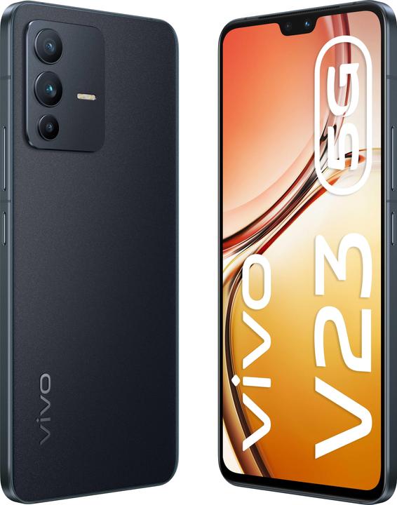 Actual product image Vivo V23 5G (256 GB, Stardust Black, 6.40", Dual SIM, 64 Mpx, 5G)