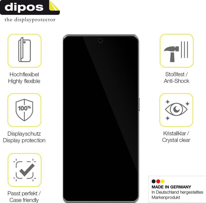 Immagine prodotto Dipos 3D Full-Cover Pellicola Protettiva (1 Pezzo/i, Cubot X90)