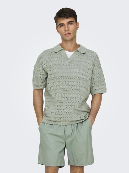 Produktbild Only & Sons ONSGRAYSON Gestricktes Polo-Hemd Polo (M)