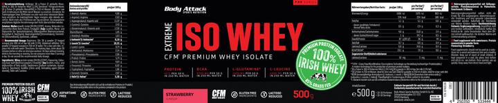 Produktbild Body Attack Extreme Iso Whey Professional (Erdbeer, 1 Stk., 1800 g)