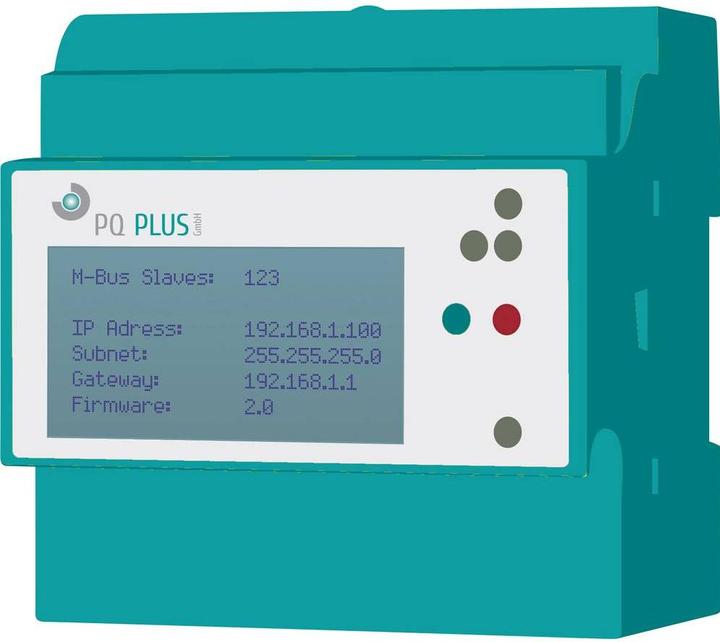 Produktbild PQ Plus PQ M-Zentrale 60 Digitales Hutschienenmessgerät PQ M-Zentrale 60 - max.
