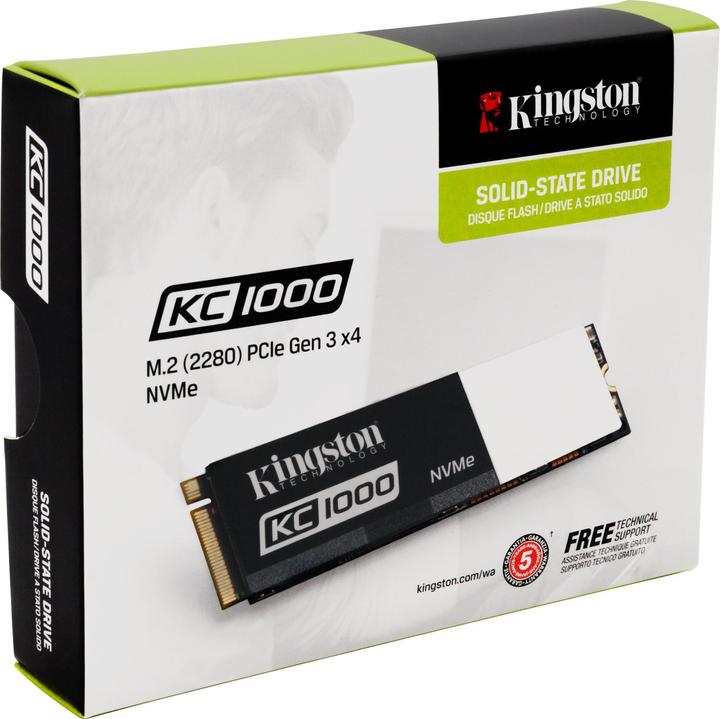 Produktbild Kingston Kc1000 (960 GB, M.2)