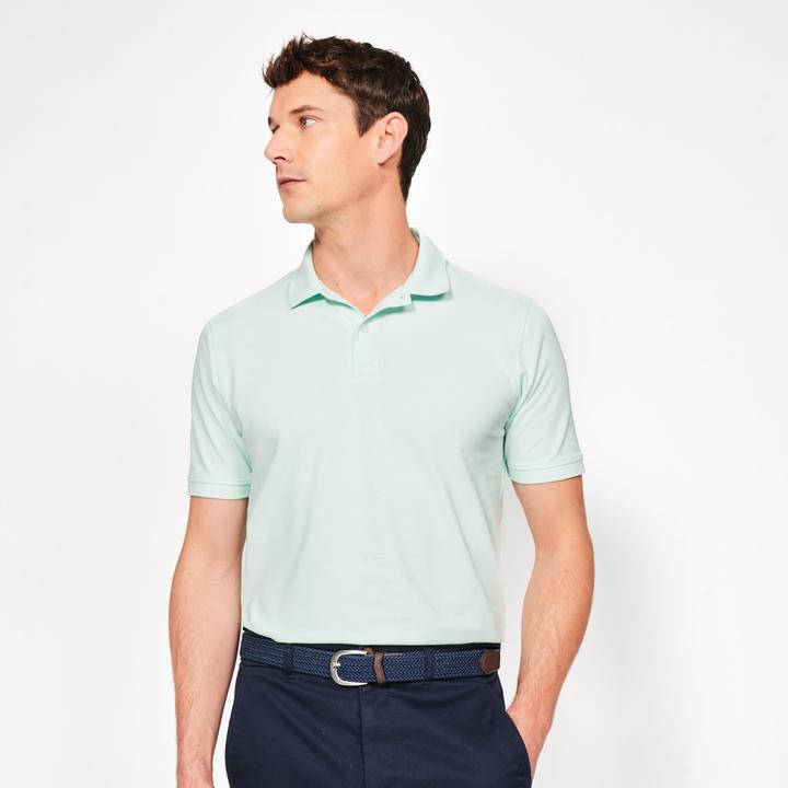 Inesis Herren Golf Poloshirt kurzarm - MW500 hellgrün