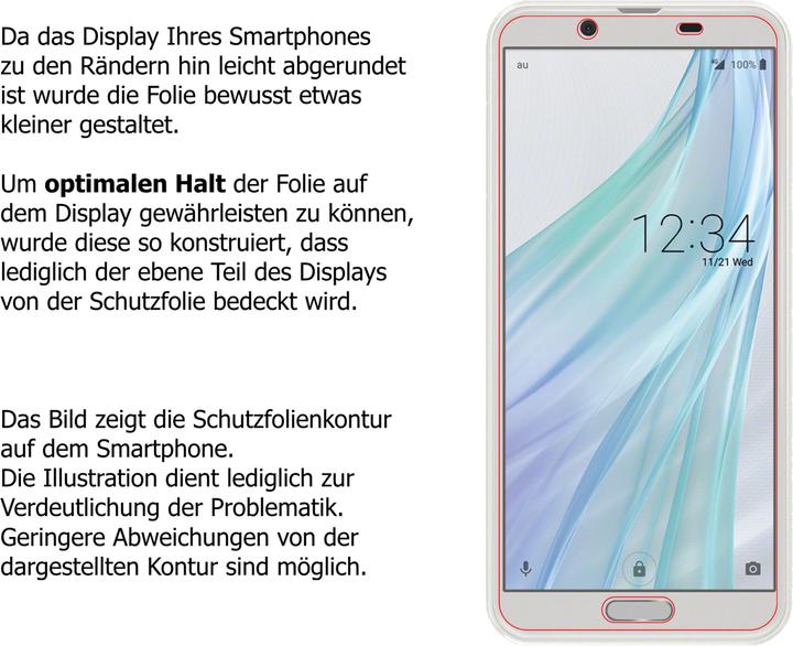 Image du produit Dipos Film de Protection d’écran Anti-Shock (2 pièce(s), Sharp Aquos Sense2)