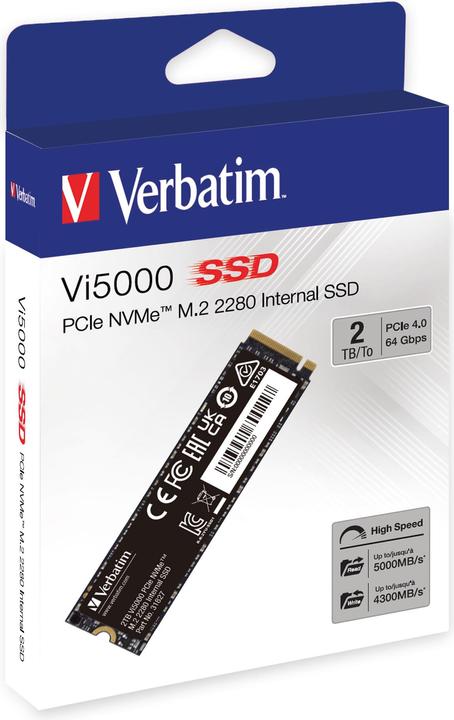 Verbatim Vi5000 (2000 GB, M.2 2280)