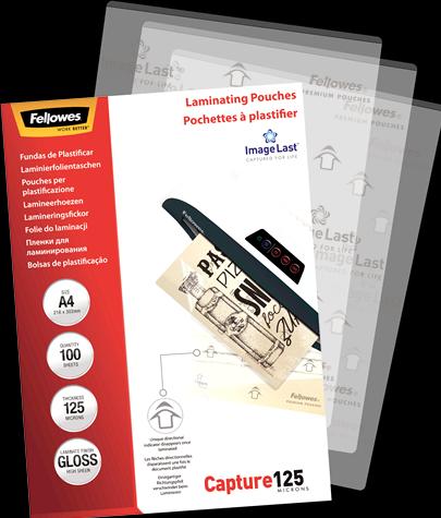 Produktbild Fellowes Capture 125 (A4, 100 Stück, 125 µm)