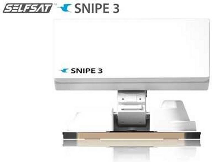 Actual product image Selfsat Snipe V3 Twin (Flat antenna, 33.70 dB, DVB-S / -S2)