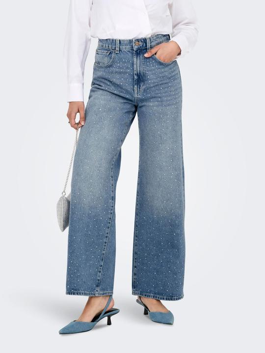 Actual product image Only ONLHOPE Hohe Taille Weiter Beinschnitt Jeans Jeans mit weitem Bein (W29/L32)