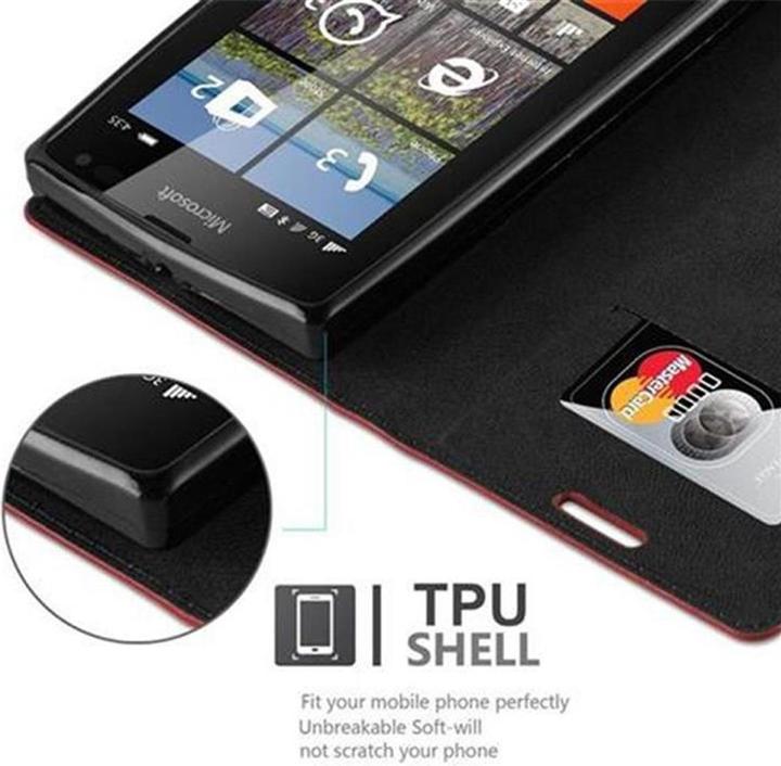 Productafbeelding Cadorabo Boek Onzichtbare Magneethoes (Nokia Lumia 435)