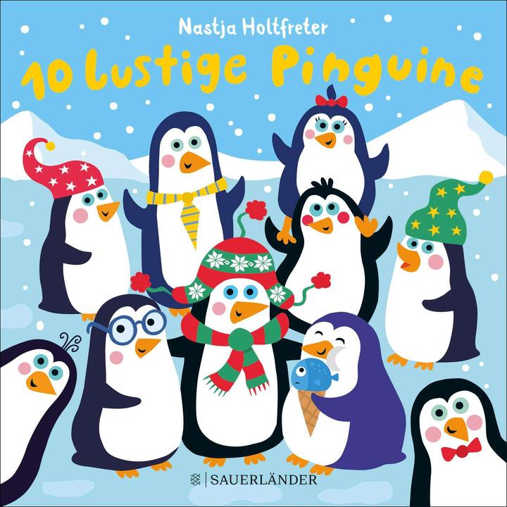 Actual product image 10 lustige Pinguine (German, Nastja Holtfreter, 2019)