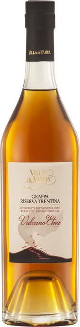 Produktbild Villa de Varda Grappa Riserva Trentina Vulcano Etna Geschenkset 0,7 Liter 40 % Vol.