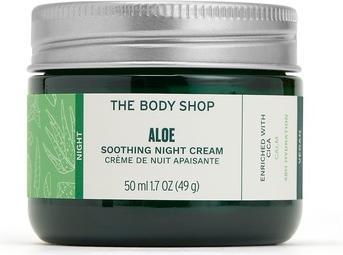 Actual product image Body Shop Aloe Vera Night Cream for Sensitive Skin 50ml (50 ml, Night cream)