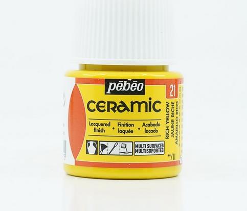 Immagine prodotto Pebeo Colore per ceramica (Giallo, 45 ml)